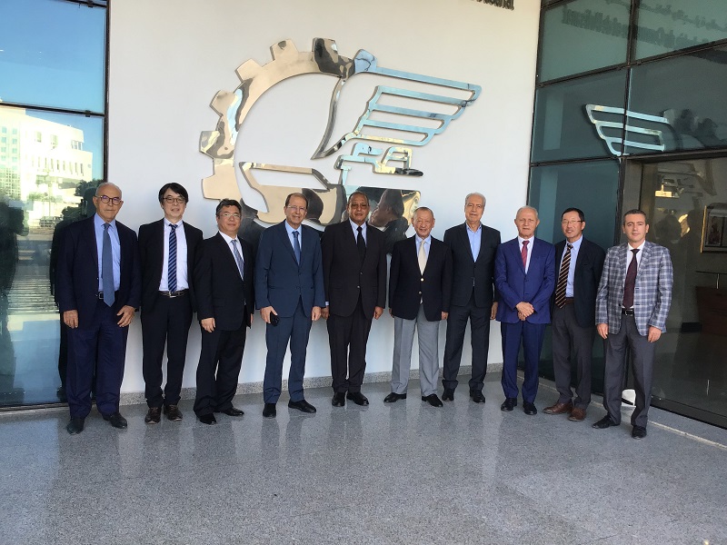 رئيس اتحاد الصناعة يستقبل رئيس المنظمة اليابانية للتنمية في إفريقيا